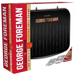 Гриль George Foreman Fit Grill Copper Medium притискний 1630 Вт чорний (25811-56) - мініатюра 4