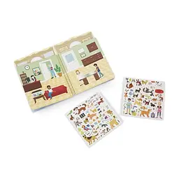 Набір для творчості Melissa & Doug Багаторазові наліпки Дім для тварин (MD19429) - мініатюра 2