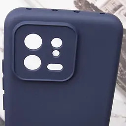 Чохол TPU GETMAN Liquid Silk Full Camera для Xiaomi 13 Pro Синій / Midnight Blue - мініатюра 7