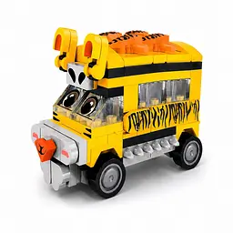 Дитячий конструктор Tiger Bus BB121E-D серії Animal Bus, 113 деталей - мініатюра 2