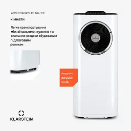 Кондиціонер мобільний Klarstein Kraftwerk Smart 11500 BTU білий (10040189) - мініатюра 6