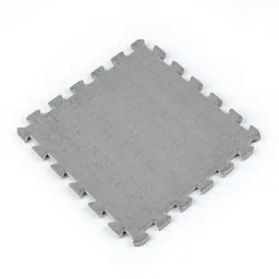 Підлога-пазл плюшевий СВІТЛО-СІРИЙ 30x30x1cm (D) SW-00002080 - мініатюра 3