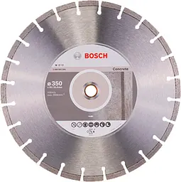 Алмазний круг Bosch Standart for Concrete 350x20/25,40x2,8x10 мм