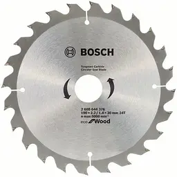 Диск пильний Bosch optiline Eco, 190x30мм, 24T (2.608.644.376)