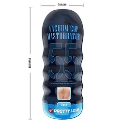 Мастурбатор Pretty Love Vacuum Cup Anus тілесний - мініатюра 9