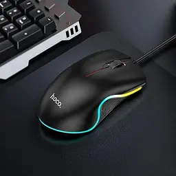 Миша HOCO Enjoy gaming luminous wired mouse GM19 - мініатюра 5