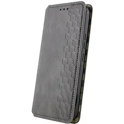 Шкіряний чохол-книжка GETMAN Cubic (PU) для Xiaomi Redmi 15C (EU) Сірий - мініатюра 2
