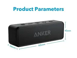 Колонка ANKER SOUNDCORE 2 (12W, 5200 mAh, Bluetooth 5.0, Вологозахист IPX7, 24 години акум) - мініатюра 6