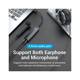 Концентратор VENTION USB 3.0 to 3хUSB 3.0/2хTRS Audio/USB Micro 1.0m (CHIBF) - мініатюра 6