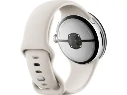 Смарт-годинник Google Pixel Watch 3 45 mm Wi-Fi Polished Silver Aluminum Case/Porcelain Active Band - мініатюра 2