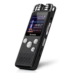 Професійний цифровий диктофон для журналіста Savetek GS-R07 32 Гб (100643) - мініатюра 4