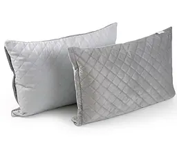Чохол на подушку Руно 50х70 VeLour "Grey ромб" (382.55_Grey ромб) - мініатюра 3