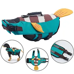 Рятувальний жилет для собак Derby Dog Life Jacket with Rescue Handle, L - мініатюра 2