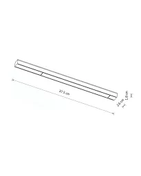Магнітний трековий світильник Nowodvorski 11307 UT-LVM Line LED 1x12W 3000K 1000Lm IP20 чорний - мініатюра 5
