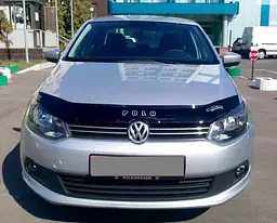 Дефлектор капоту мухобійка Volkswagen Polo 5 2009-