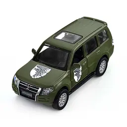 Автомодель TechnoDrive Шеврони Героїв Mitsubishi Pajero 4WD Turbo 93 ОМБр (250283M) - мініатюра 3