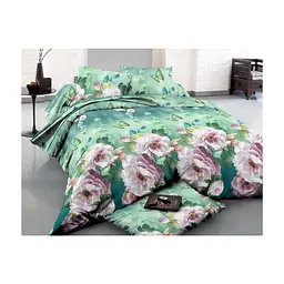 Постільна білизна MirSon Сатин 22-1286 Wonderful flowers Полуторний (2200003595932)