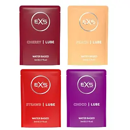 Набір EXS Flavoured Lube ароматизованих лубрикантів, 5 млх100 шт. - мініатюра 2