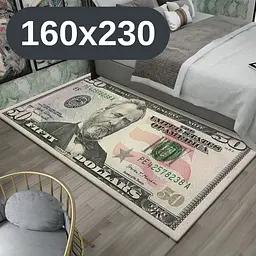Стильний та зносостійкий килим для дому "50 доларів" 160х230 KT8000306