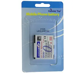 Акумулятор Cellular Motorola BC-60 для C257, C261, L6, L7 - мініатюра 2