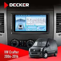 Штатна магнітола Volkswagen Crafter 2006-2016 Decker D9-010 6x128, DSP, 4G, 2K Decker (НФ-00009611)