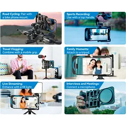 Ріг (клітка) для смартфона Apexel VideoRig 2 Pro APL-VG05CH [134380] - мініатюра 9