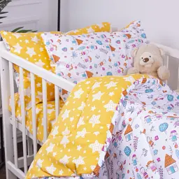 Простирадло MirSon Бязь 18-0002 Sweet Home 220x240 см (2200010282658) - мініатюра 2