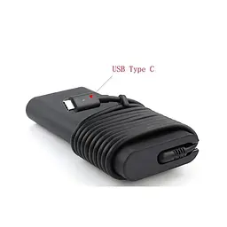 Блок живлення до ноутбуку Dell 130W 20V/6.5A, 15V/3A, 9V/3A, 5V/3A, TYPE-C, oval-корпус (A40348) - мініатюра 2
