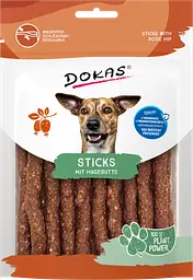Ласощі для собак Dokas Sticks з шипшиною