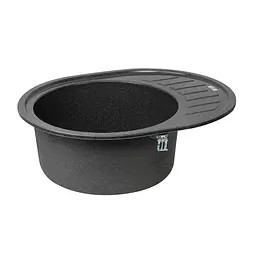 Кухонна мийка Lidz 620x500/200 GRF-13 (LIDZGRF13620500200), Графіт - мініатюра 4