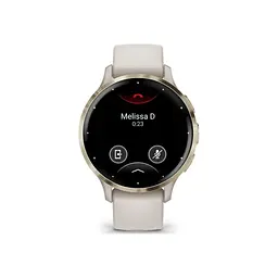 Смарт-годинник Garmin Venu 3S, Ivory + Soft Gold, GPS (010-02785-04) - мініатюра 2