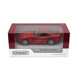 Металева інерційна легкова модель Dodge SRT Viper GTS 5", відкриваються двері - мініатюра 2