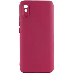Чохол Ummi Lakshmi Silicone Cover Full Camera (AA) для Xiaomi Redmi 9A Бордовий / Marsala