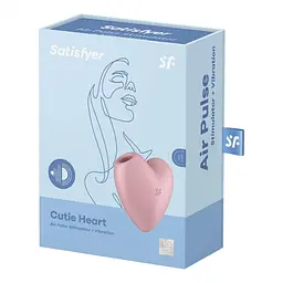 Вакуумний стимулятор Satisfyer Cutie Heart Light Red - мініатюра 4