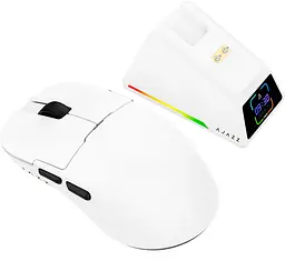 Миша бездротова Ajazz AJ159 Apex White (AJM159-A-W) - мініатюра 3