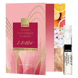 Листівка з пробним зразком Парфумної води Avon ТТА Amour, 0,6 мл (158511461) - мініатюра 1
