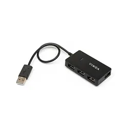 Концентратор Vinga USB2.0 to 4*USB2.0 HUB (VHA2A4N) - мініатюра 2