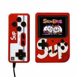 Ігрова консоль-приставка з додатковим джойстиком dendy SEGA 400 ігор 8 Bit SUP Game Червоний