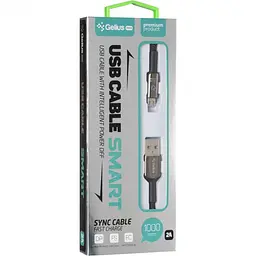 USB кабель Gelius Pro Smart GP-U08m MicroUSB Black (2A) - мініатюра 3