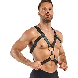 Портупея Bedroom Fantasies Rocco Masculine Masterpiece - Black - мініатюра 3