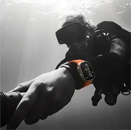 Смарт-годинник Apple Watch Ultra 2 GPS + Cellular 49mm Titanium Case with Blue/Black Trail Loop - M/L (MRF63) - мініатюра 4