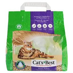 Наповнювач Cat’s Best Smart Pellets для котячого туалету, деревний, 5л/2.5кг - мініатюра 3