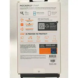 Оригінальний чохол Gear4 Crystal Palace MagSafe для iPhone 14 Pro Max Прозорий Black (702010117) - мініатюра 2