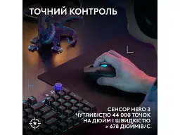 Миша Logitech G305 X Superlight Black (910-007739) - мініатюра 5
