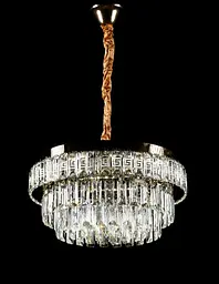 Золота кришталева люстра Splendid Ray 30438530 L2211/500/5+LED (SGD) з пультом та 2 температурами світла - мініатюра 4