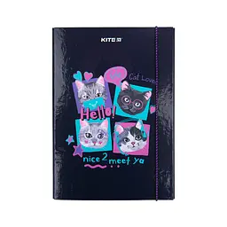 Папка для зошитів Kite В5 на гумці So Sweet, картон (K23-210-1)