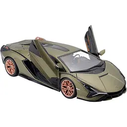 Автомодель Bburago Lamborghini Sian FKP 37 1:24 Metallic Green (18-21099) [119119] - мініатюра 2