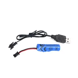 Трактор Bambi на радіокеруванні CR1922(Blue), акумулятор, USB-зарядне, 20 см - мініатюра 4