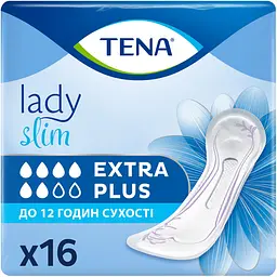 Урологічні прокладки Tena Lady Slim Extra Plus 32 шт. (2 уп. х 16 шт.) - мініатюра 2