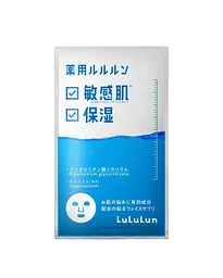 LULULUN Medicated Moisturizing Skin Conditioning Mask зволожуюча лікувальна маска для чутливої шкіри обличчя, 1 шт